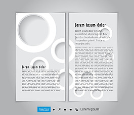 白色立體圓環(huán)畫冊圖片