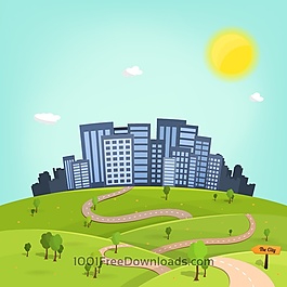 城市插画