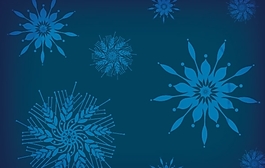 節(jié)日雪花免費矢量圖