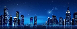城市背景banner