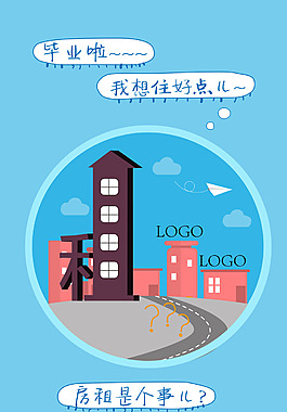 畢業租房子H5頁面