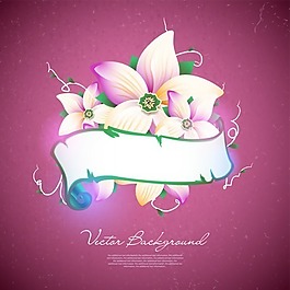 帶絲帶的花設(shè)計