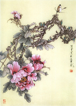 花開富貴玄關(guān)圖