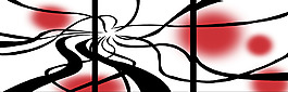 家居三聯(lián)畫素材