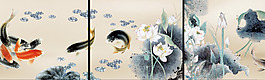 家居三聯(lián)畫裝飾畫