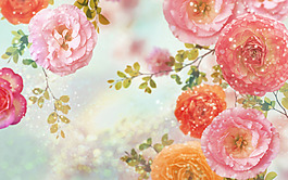 花卉背景裝飾背景墻