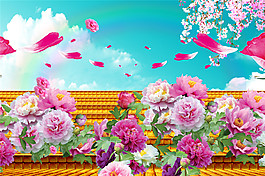 花朵裝飾畫