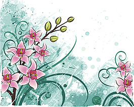 花卉背景墻