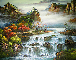 大山風(fēng)景效果圖