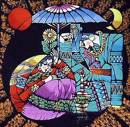 中國(guó)風(fēng)人物裝飾畫(huà)