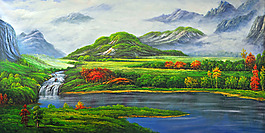 大自然風(fēng)景裝飾畫(huà)