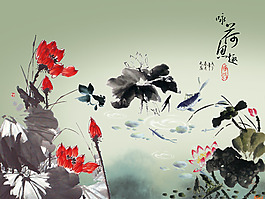 古典時(shí)尚大型裝飾畫