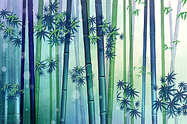 手繪插畫(huà)背景墻