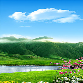 春季風(fēng)景裝飾畫(huà)