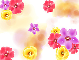 花瓣元素背景墙