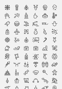 圣誕節(jié)圖標(biāo)集