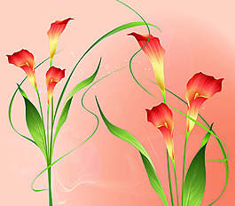 簡(jiǎn)約花卉背景墻