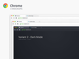 Chrome 模型移動手機APP界面UI