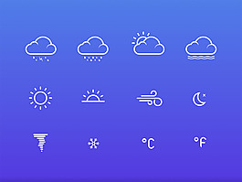 天氣圖標