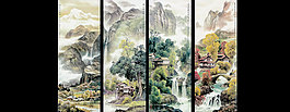 山水裝飾畫
