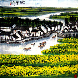 唯美鄉(xiāng)村裝飾畫