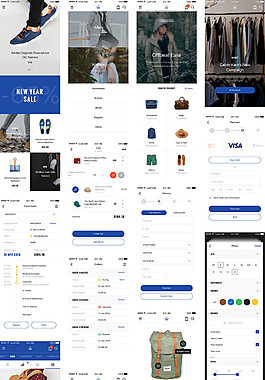 電商應用界面移動手機APP界面UI