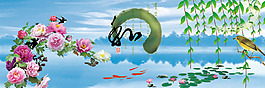 簡約裝飾畫設(shè)計(jì)