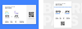 電子登機牌移動手機APP界面UI