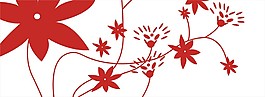 剪紙花朵裝飾畫(huà)