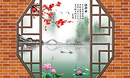 裝飾庭院背景墻