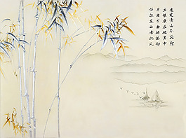 竹子裝飾背景墻