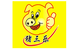 雙胞胎豬三樂logo