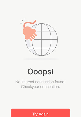 没有互联网移动手机APP界面UI