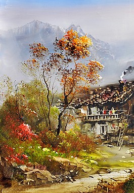 風(fēng)景裝飾畫