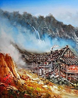 風(fēng)景裝飾畫(huà)