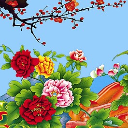 花開富貴裝飾畫