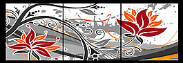 家居三聯(lián)畫素材
