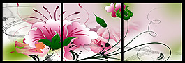 桃花裝飾畫