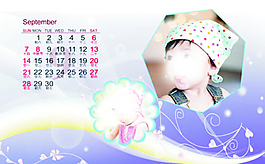 賀新年兒童相冊模板