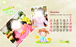 賀新年兒童相冊模板