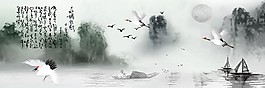 美麗山峰時尚創(chuàng)意裝飾畫