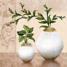 創(chuàng)意古典花瓶裝飾畫