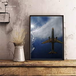 精美航空配電箱無(wú)框裝飾畫(huà)