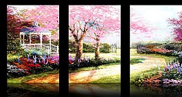 拼接風(fēng)景裝飾畫