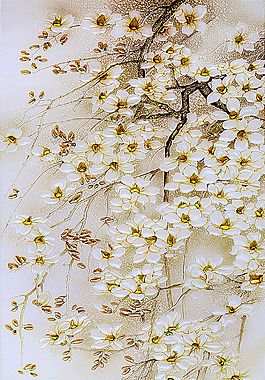 花卉背景装饰画