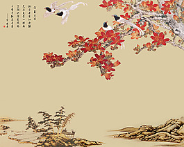花卉裝飾背景墻