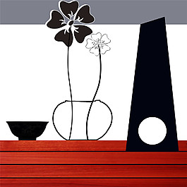插花裝飾畫