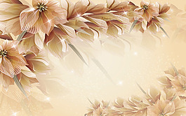 花卉裝飾背景墻
