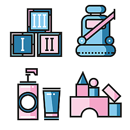 母嬰用品icon圖標(biāo)