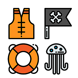 海洋素材icon圖標